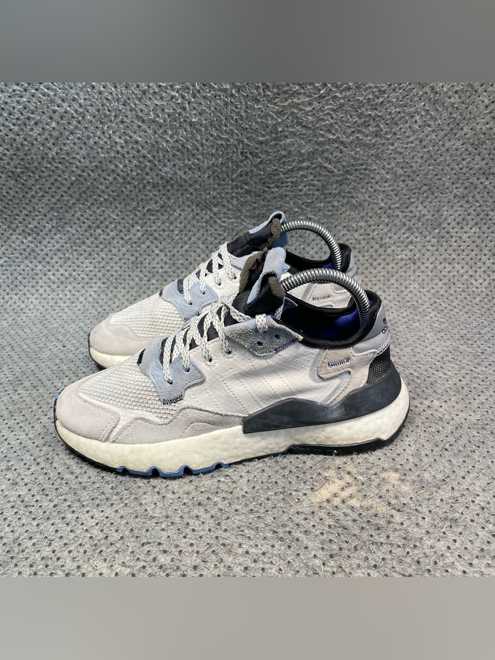 Adidas Nite Joggers Grey Black Shoes Size 7.5 Women’s 6 Men’s